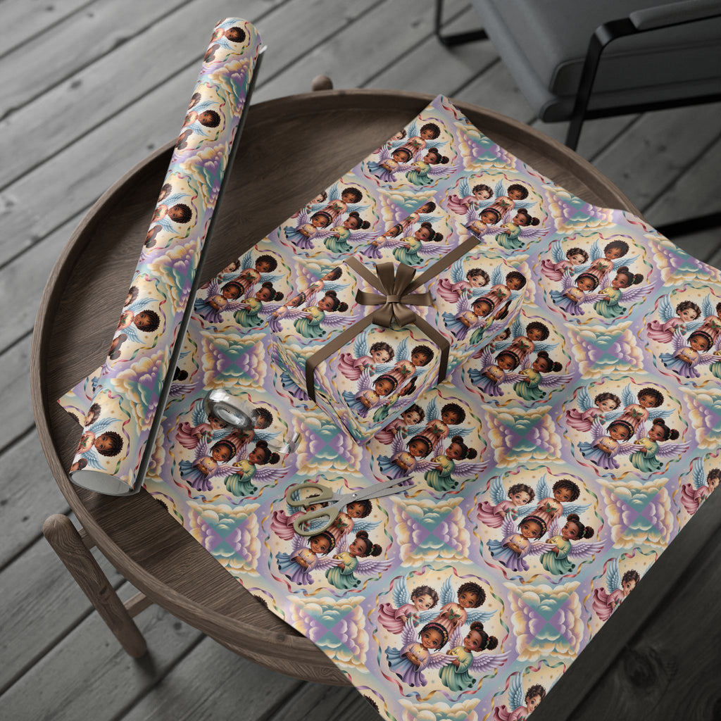 Black Angels - Wrapping Paper (Whimsical)