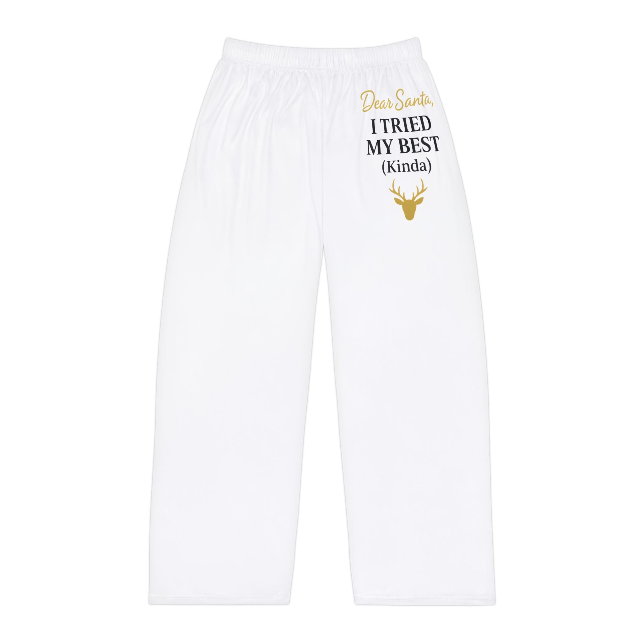 Men's Pajama Pants - Dear Santa, I Tried My Best (Kinda)