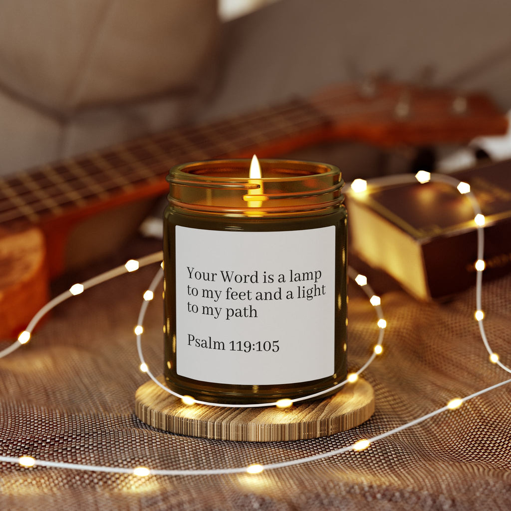 Scripture Candle - Inspirational Bible Verse Soy Candle