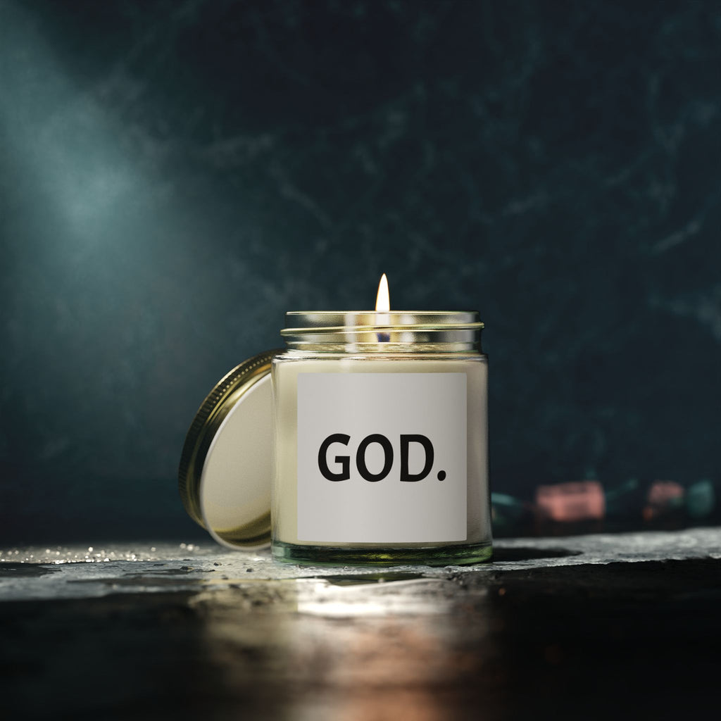 Biblical Candle - Scripture Prayer Candle with Inspirational Verses