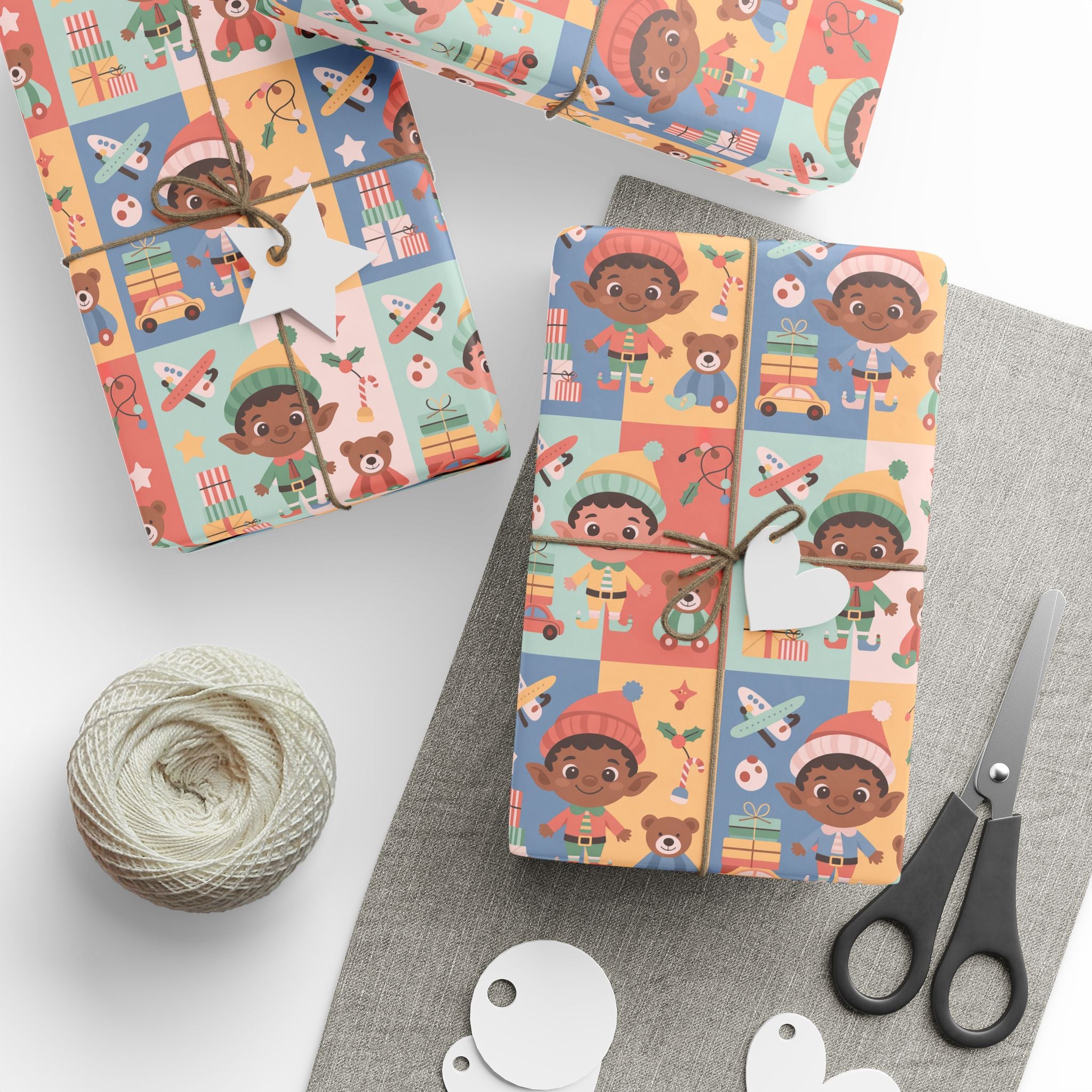 Black Elf Boys - Wrapping Paper