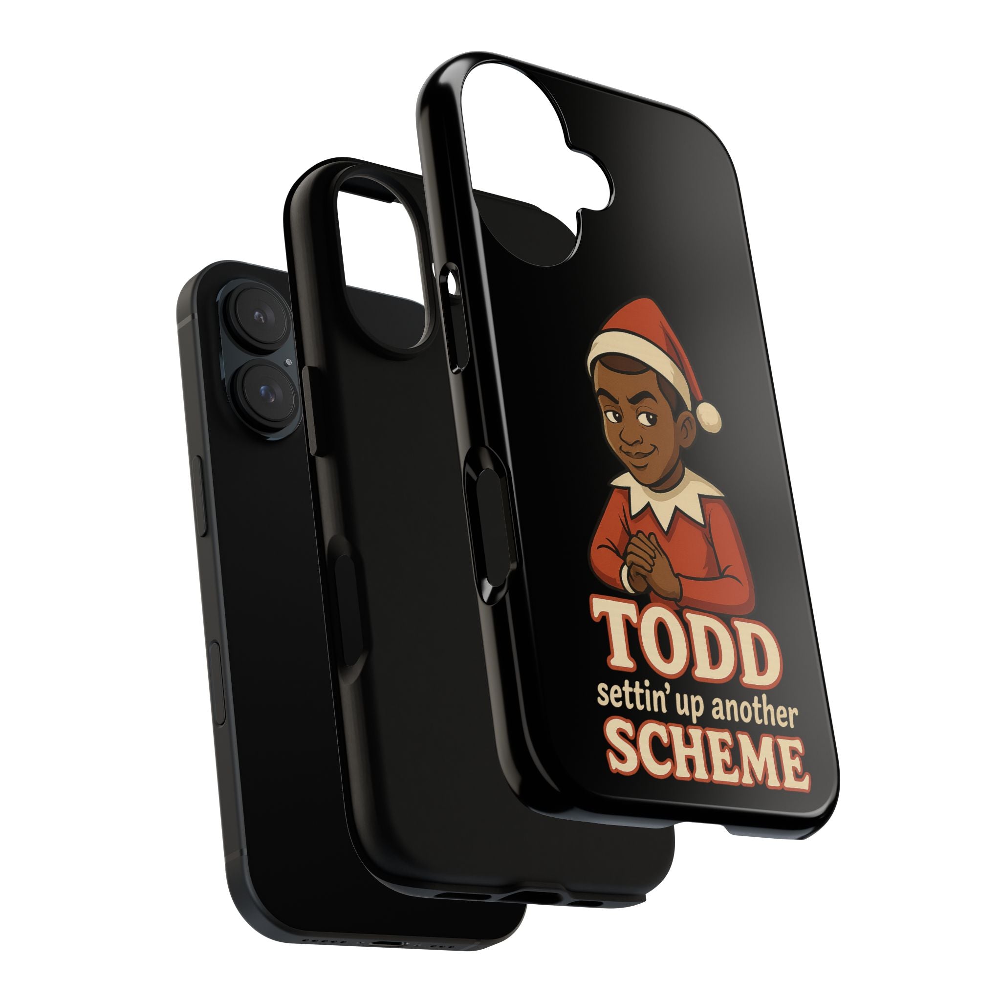 Phone Case — "Todd Settin' Up Another Scheme" Holiday Elf Graphic
