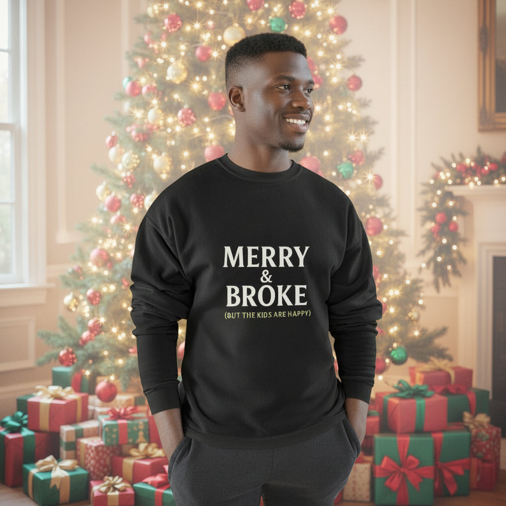 Merry & Broke (Kids Are Happy) - Unisex Sweatshirt