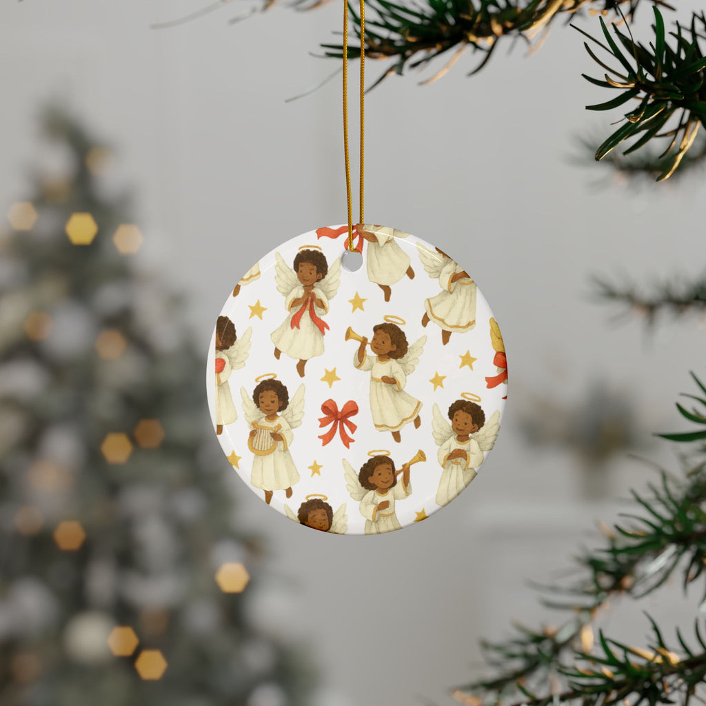 Black Angels - Ceramic Ornament (Classic) l Double Sided