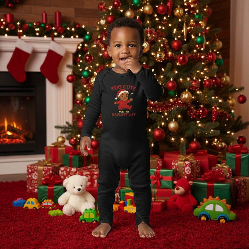 Too Cute for the Naughty List Infant Bodysuit - Baby Christmas Outfit