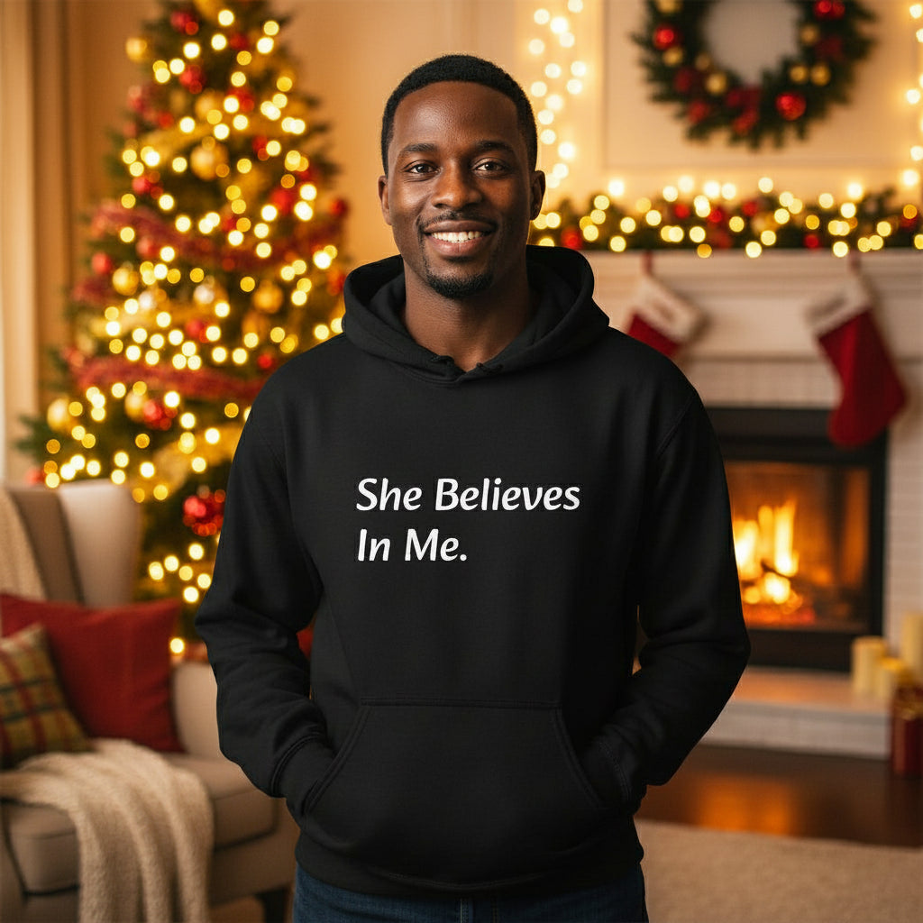 Couples Matching Hoodie (Black) - Cozy Winter Sweatshirt