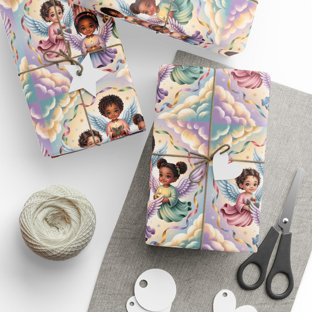 Black Angels - Wrapping Paper (Whimsical)