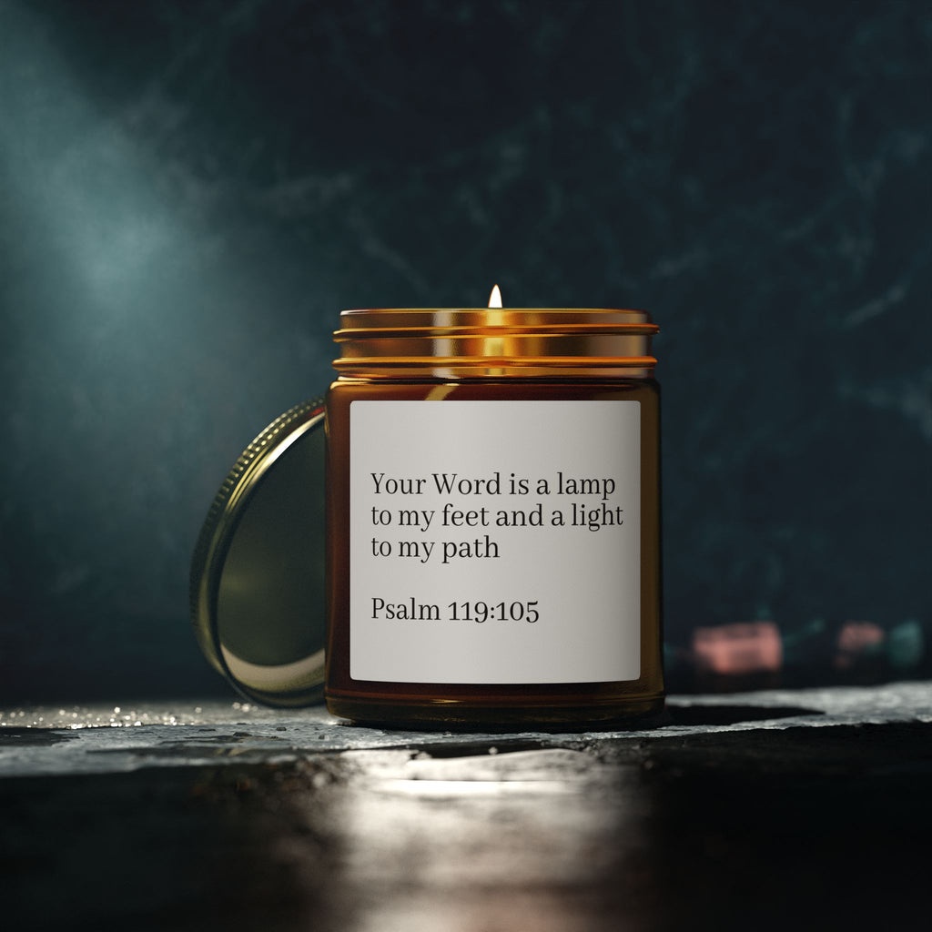 Scripture Candle - Inspirational Bible Verse Soy Candle