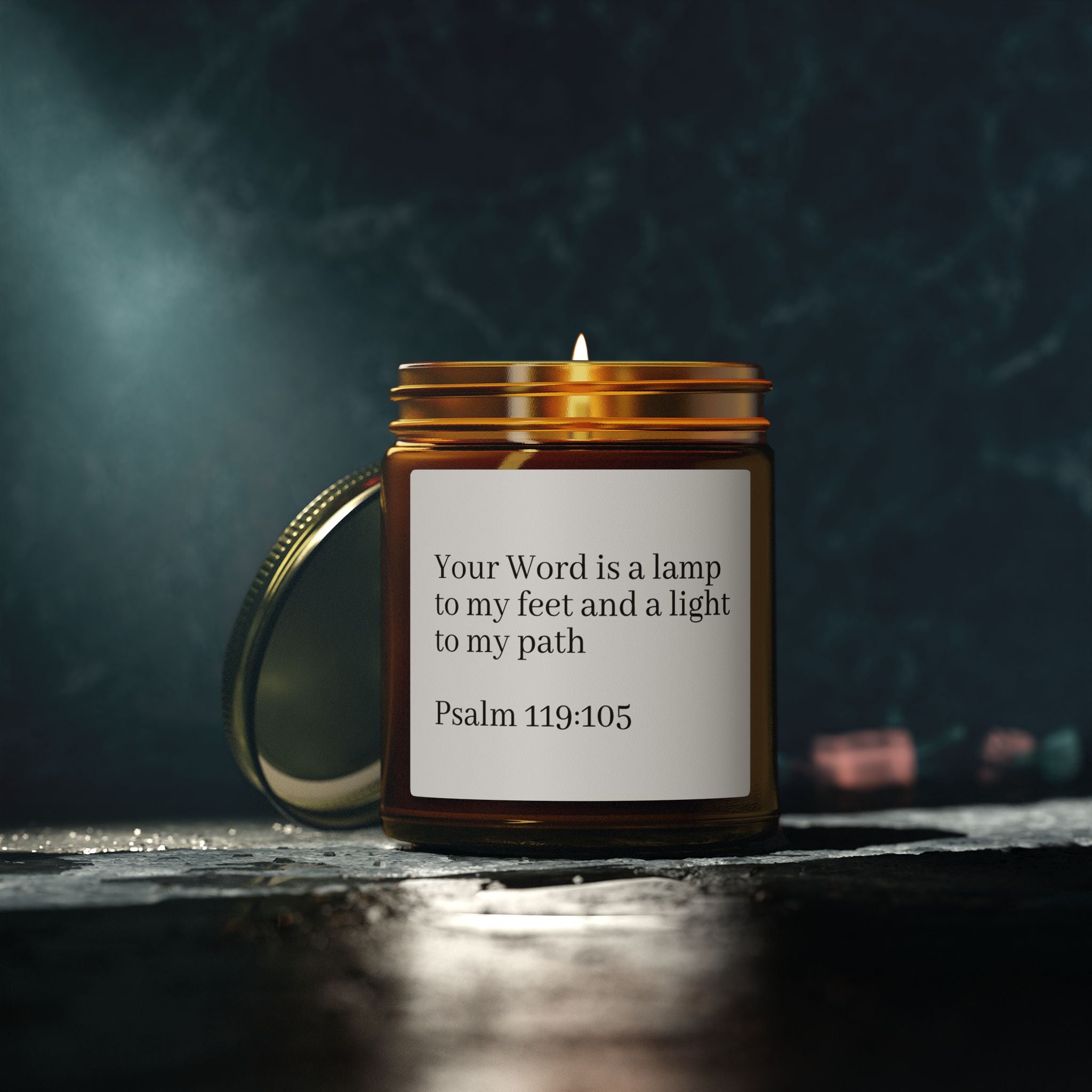 Scripture Candle - Inspirational Bible Verse Soy Candle