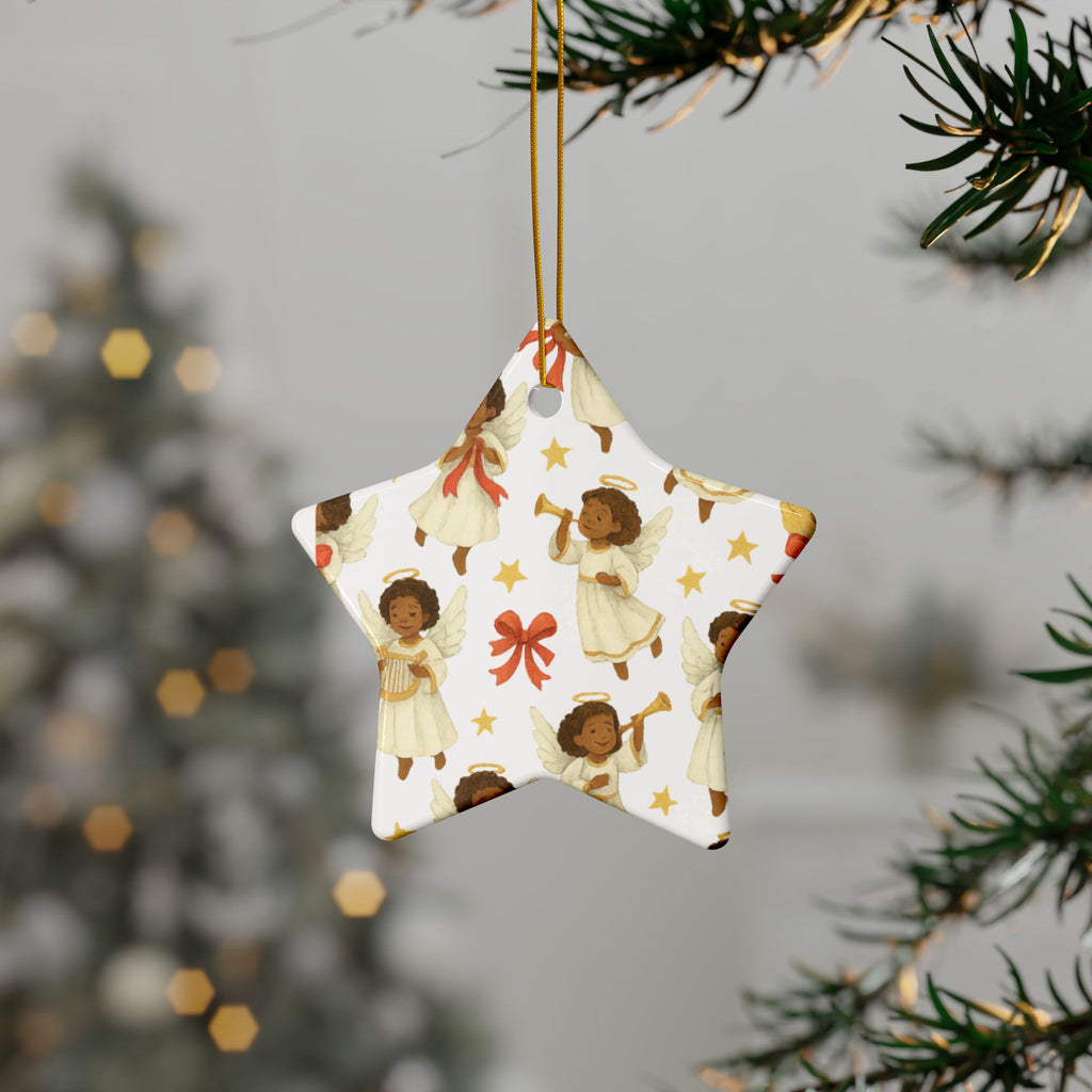 Black Angels - Ceramic Ornament (Classic) l Double Sided