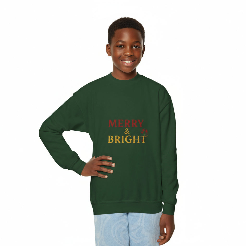 Merry & Spoiled (Thanks Santa)- Youth Sweatshirt