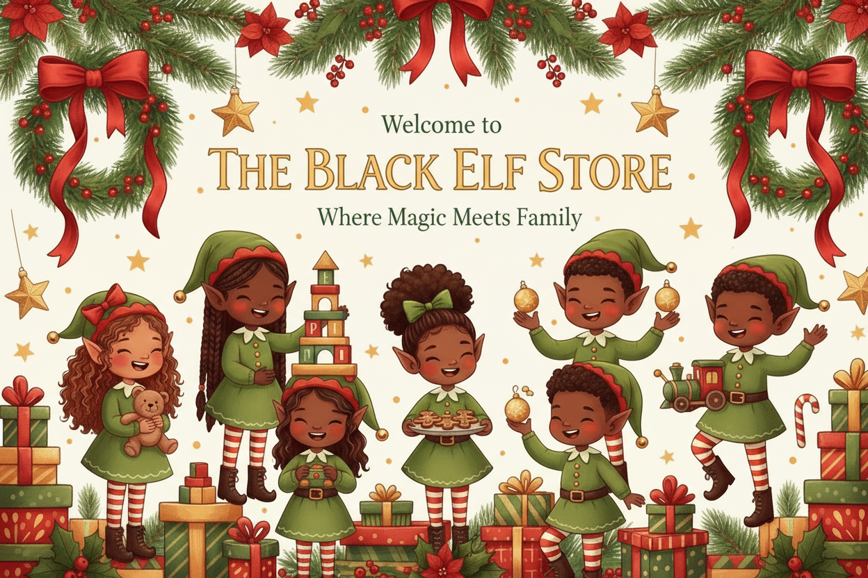 The Black Elf Store Banner - Repositioned for Web Display